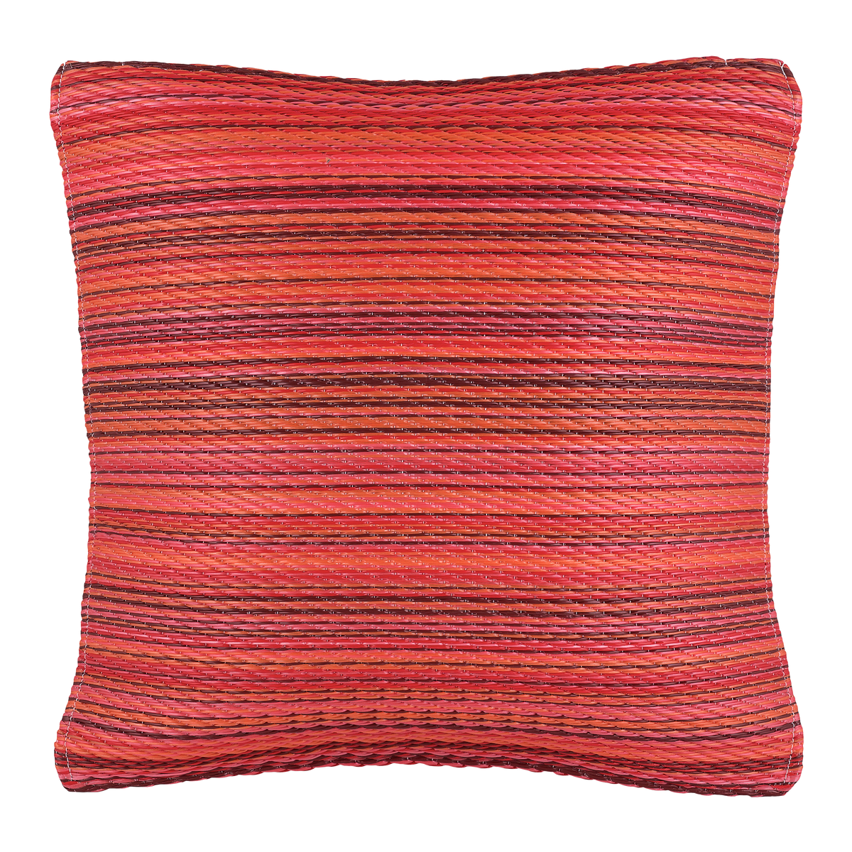Sunset Outdoor Pillow, flat product shot, detail close-up