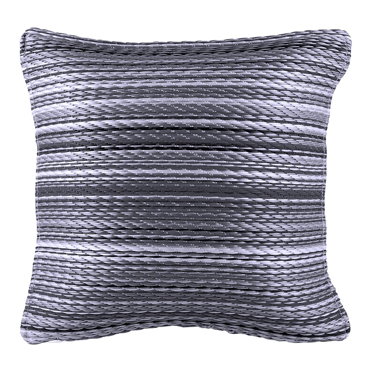 Midnight Outdoor Pillow, flat product shot, alternate angle