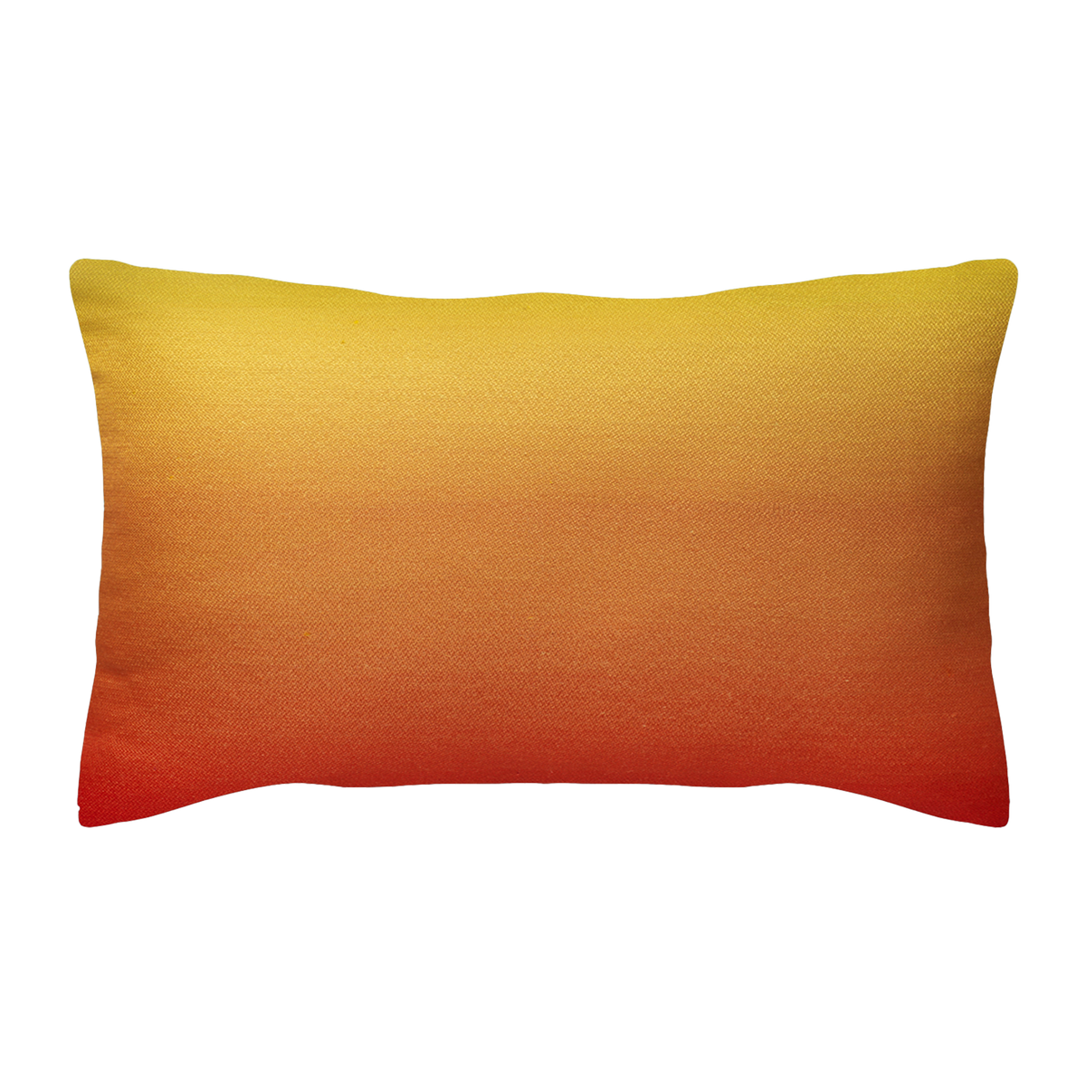 Sunset Outdoor Pillow, flat product shot, detail close-up