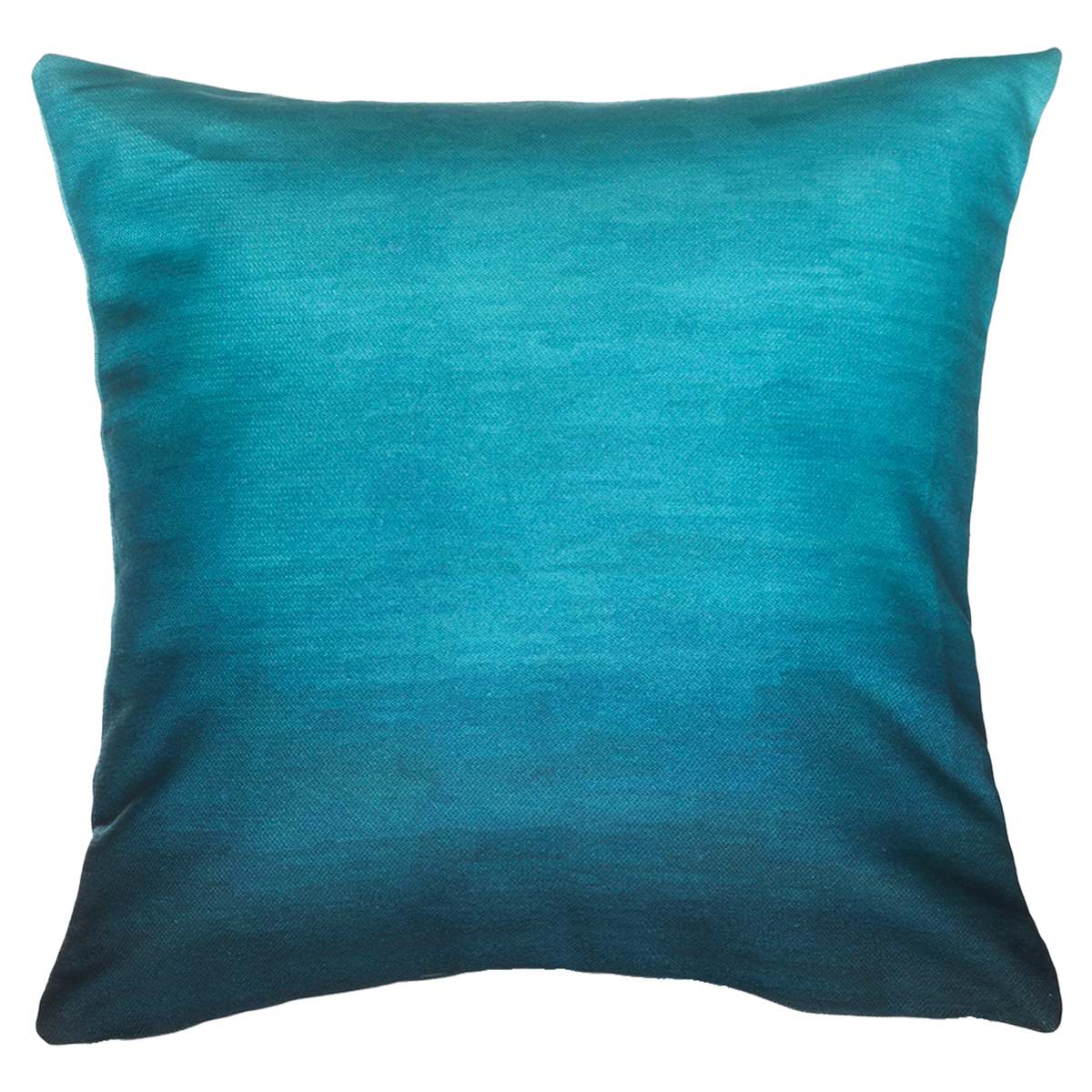 Teal Outdoor Pillow, flat product shot, alternate angle