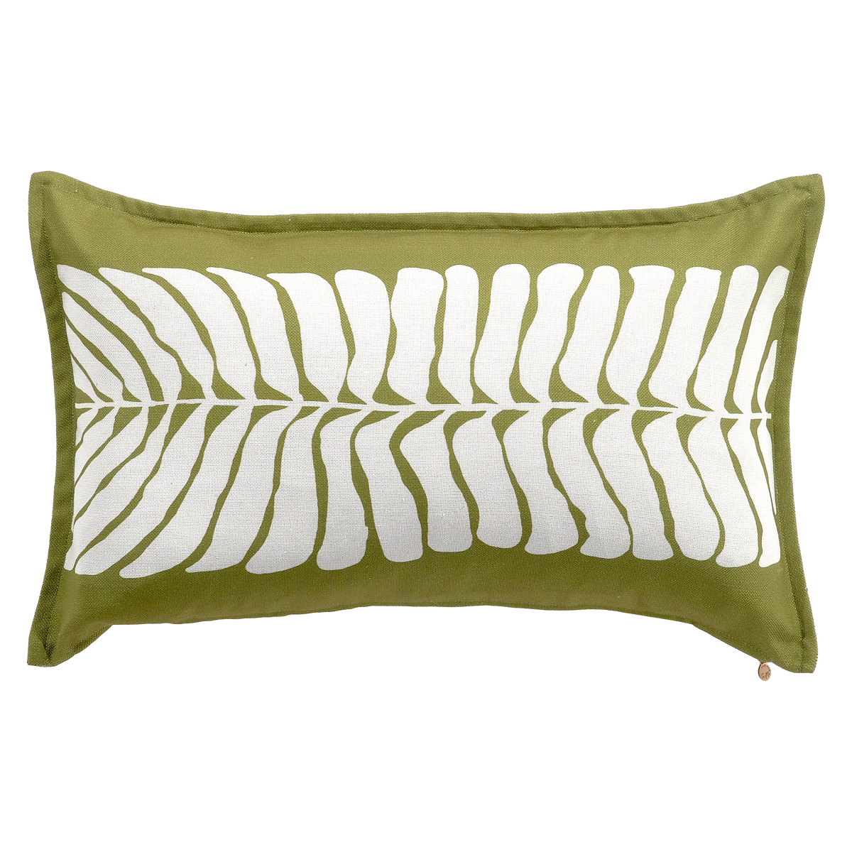 Green Outdoor Pillow, lifestyle patio scene with pillow in Green