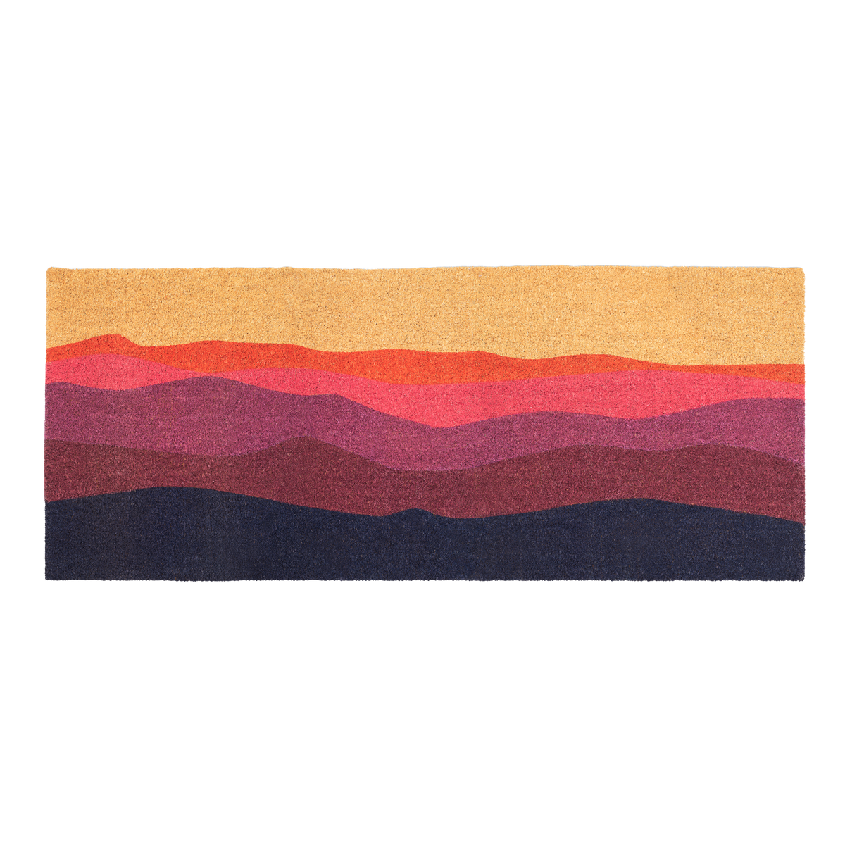 Shades of Dawn Doormat, flat product shot in Shades of Dawn