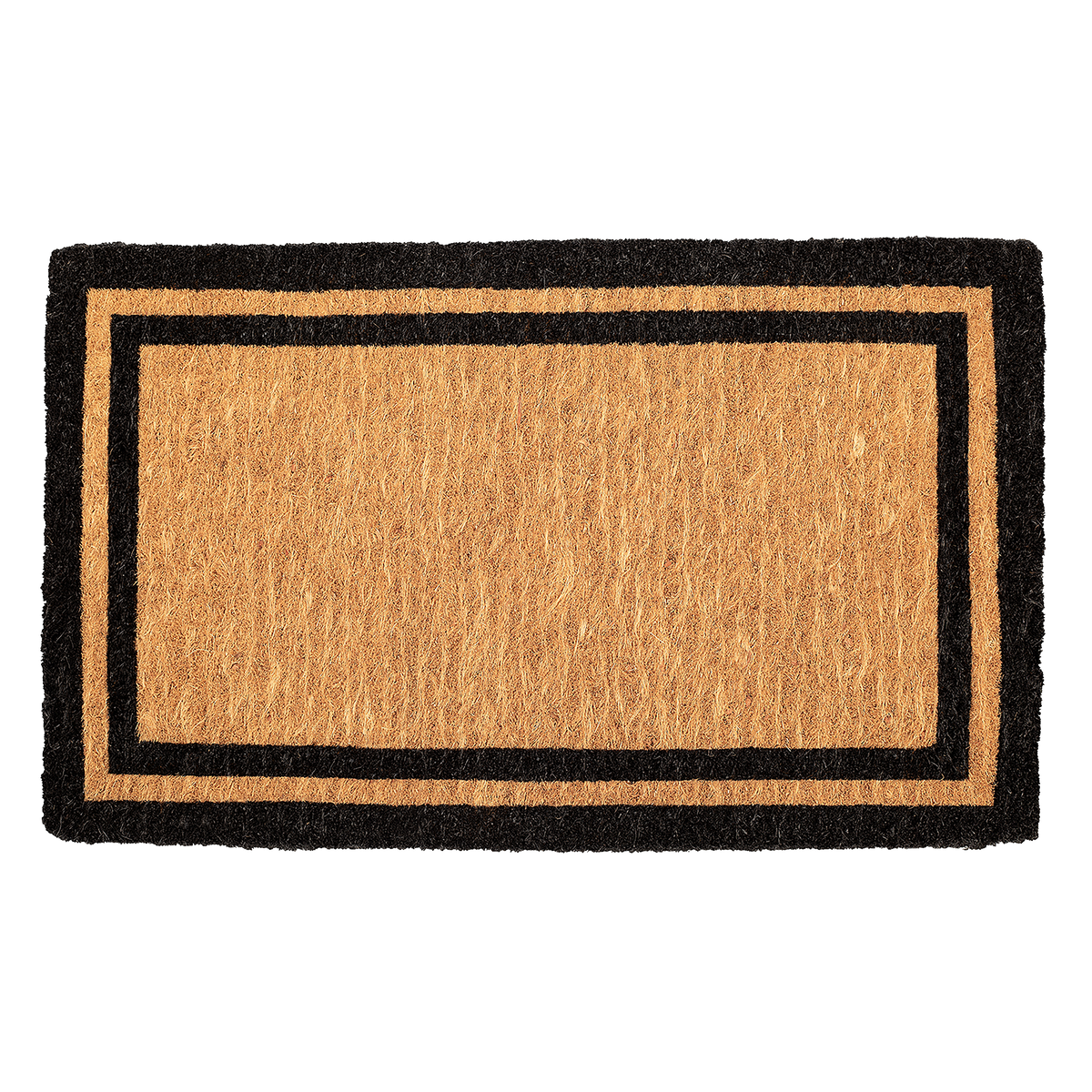 Double Black Border Doormat, flat product shot, second view