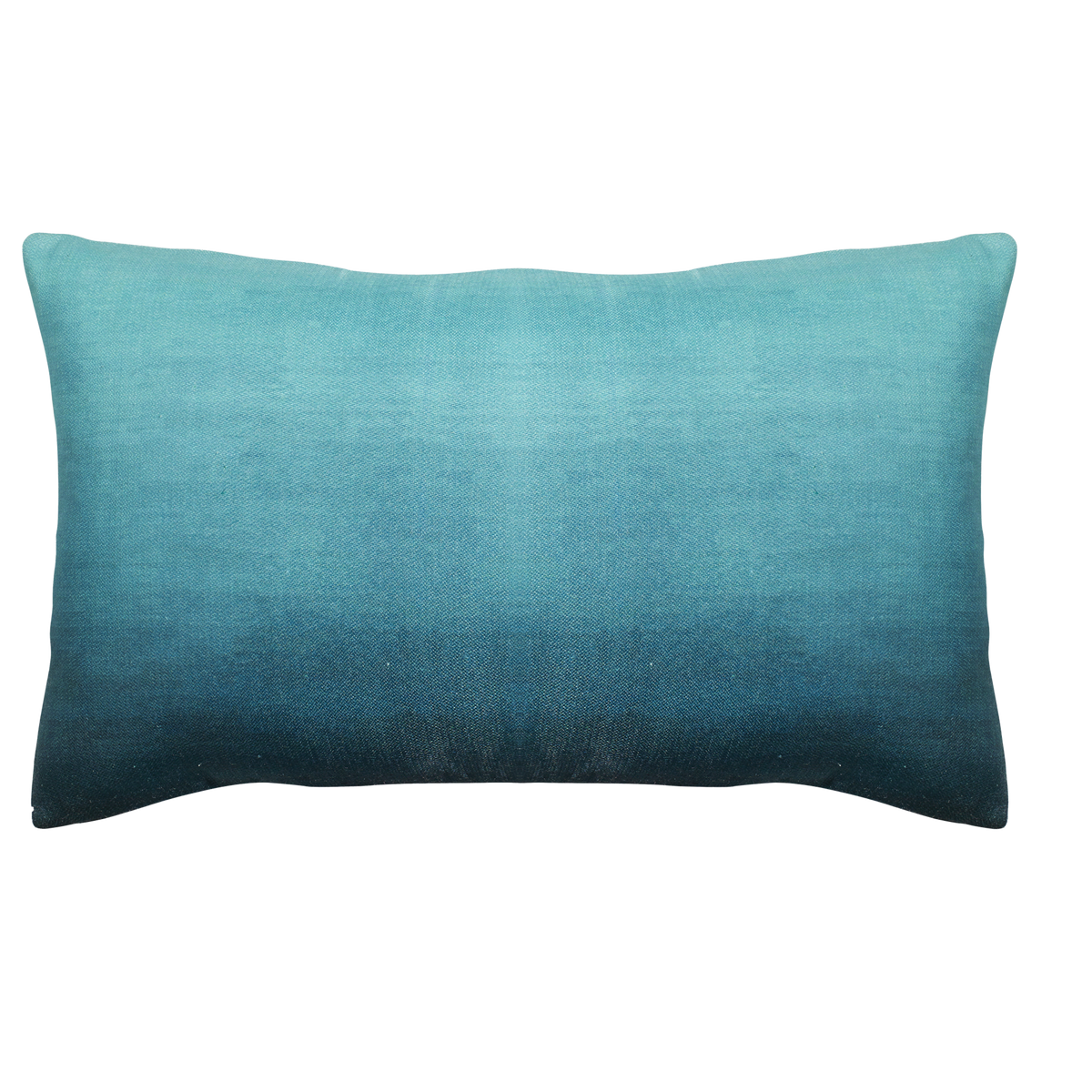 Teal Outdoor Pillow, flat product shot, detail close-up