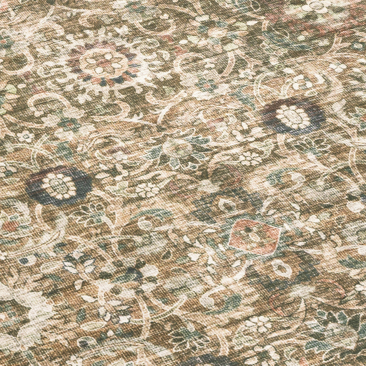 Brown Gray Beige Area Rug, product view angle 13