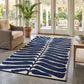 Hilo - Navy Blue Outdoor Rug for Patio