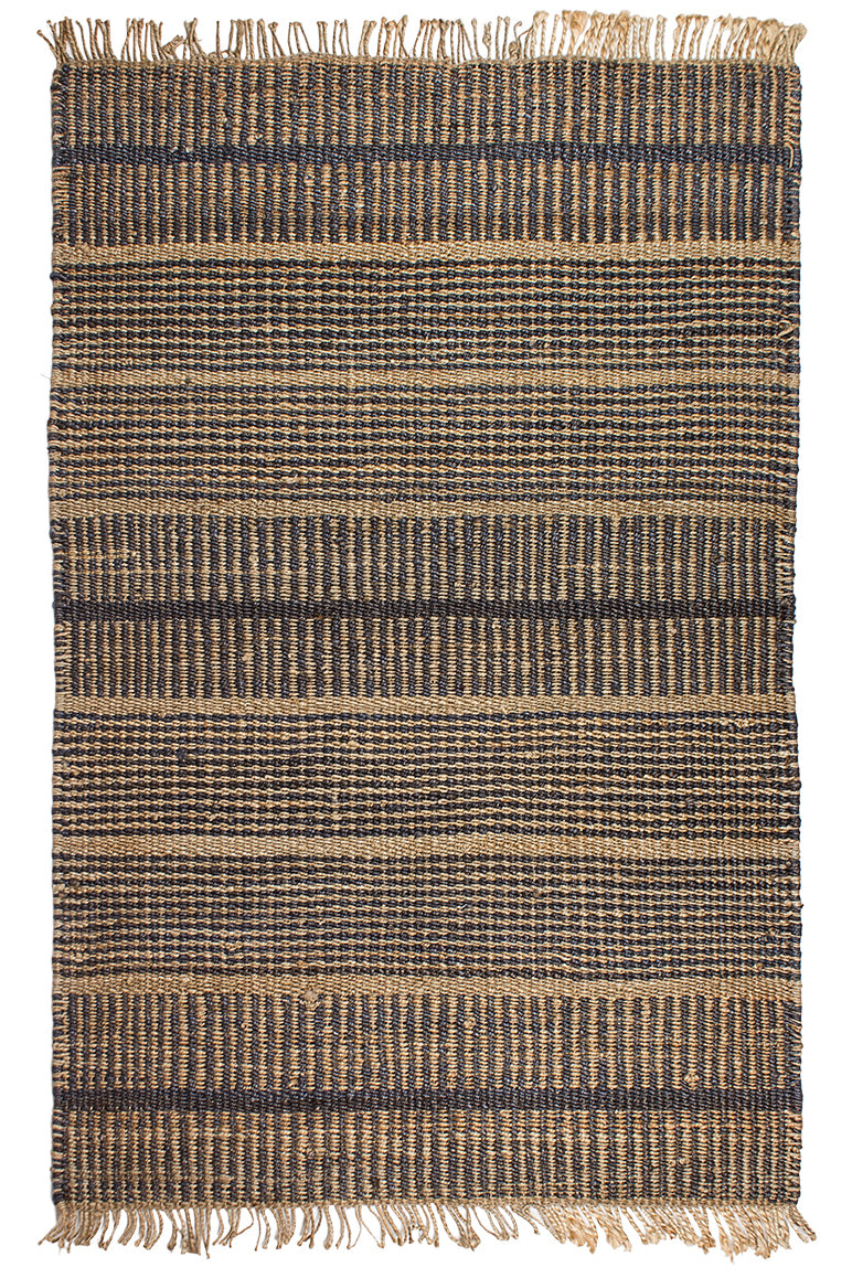 Glacier Charcoal Jute Gray Rug Fab Habitat Ecofriendly Home Decor