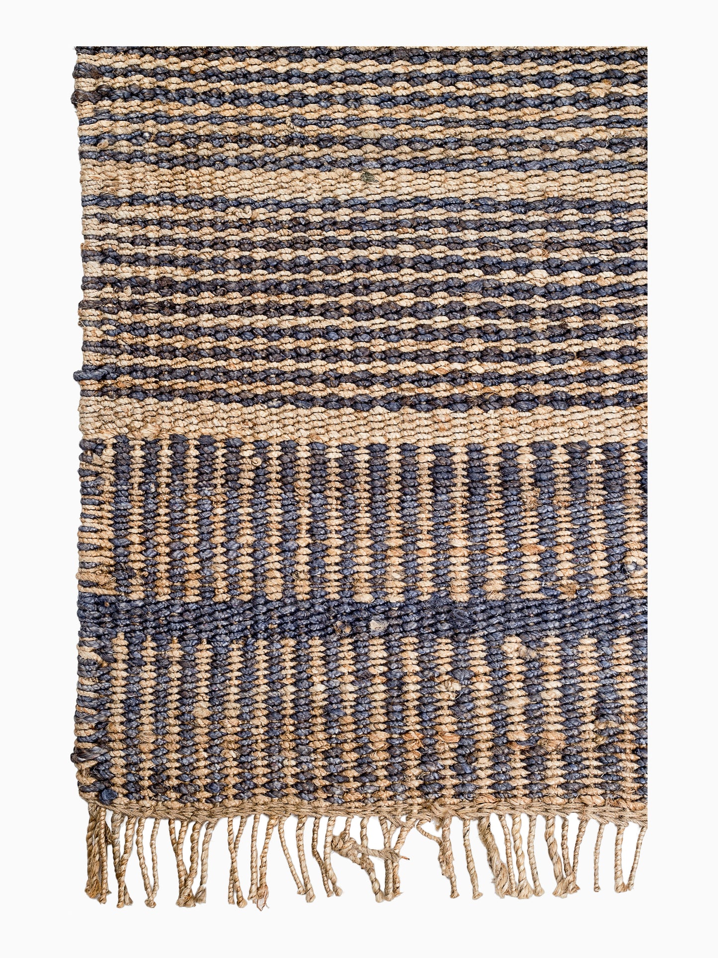 Glacier Charcoal Jute Gray Rug Fab Habitat Ecofriendly Home Decor