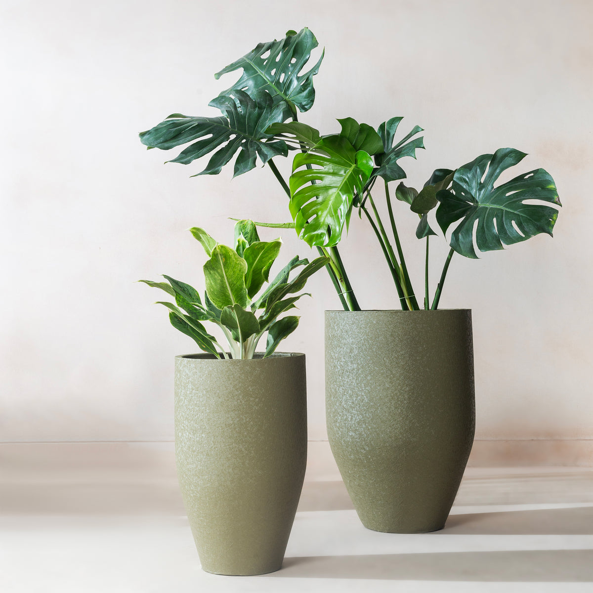 Green Planter, flat product shot of planter set