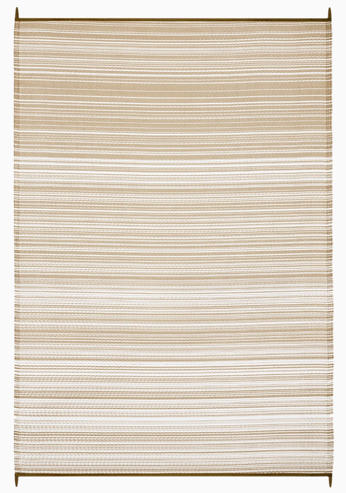 Beige Area Rug, reverse back view