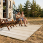 Beige Area Rug, lifestyle room scene