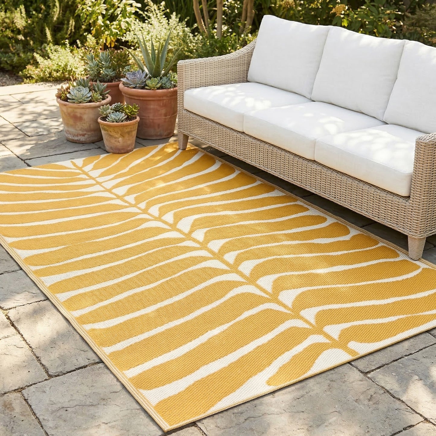 Hilo - Honey Outdoor Rug for Patio