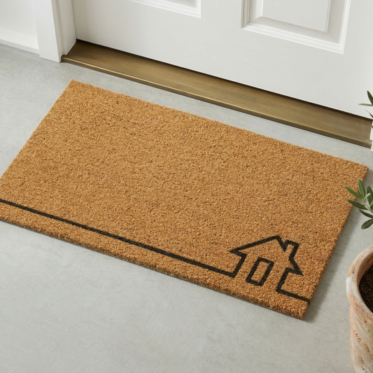 Home View Natural Doormat, flat product shot