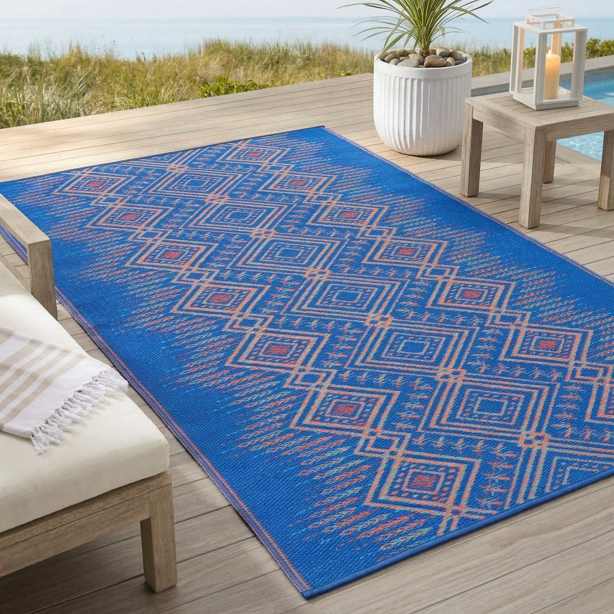 Buy Recycled Plastic Rugs Online | Fab Habitat Plastic Indoor/Outdoor Rugs