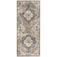 Brown Beige Ivory Area Rug, product view angle 4