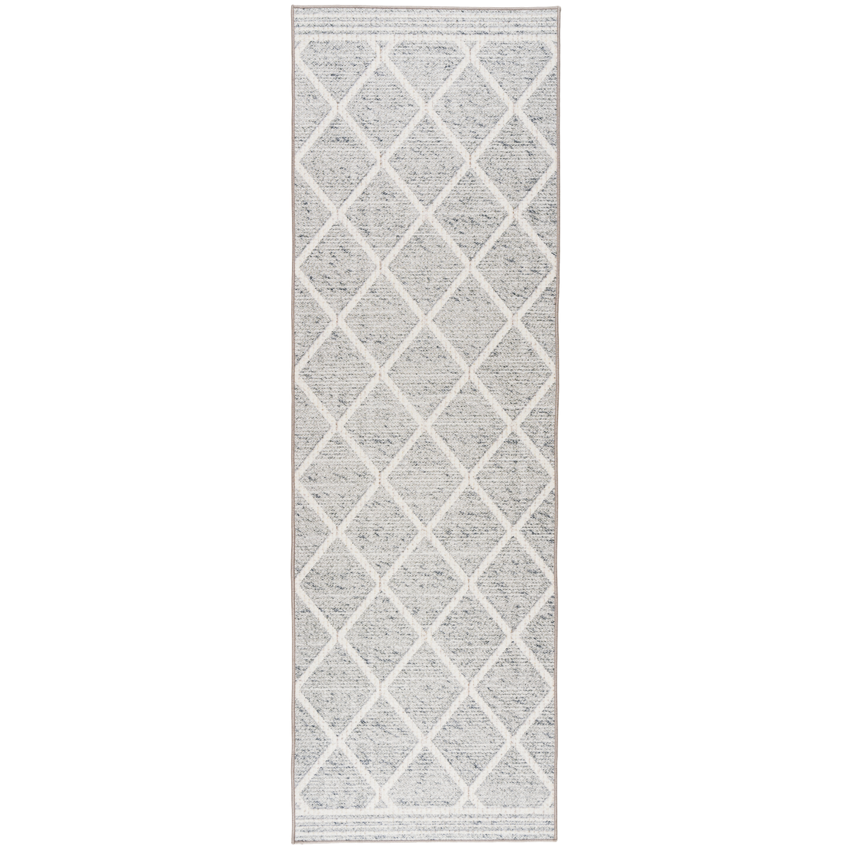 Light Gray Ivory Area Rug, product view angle 5
