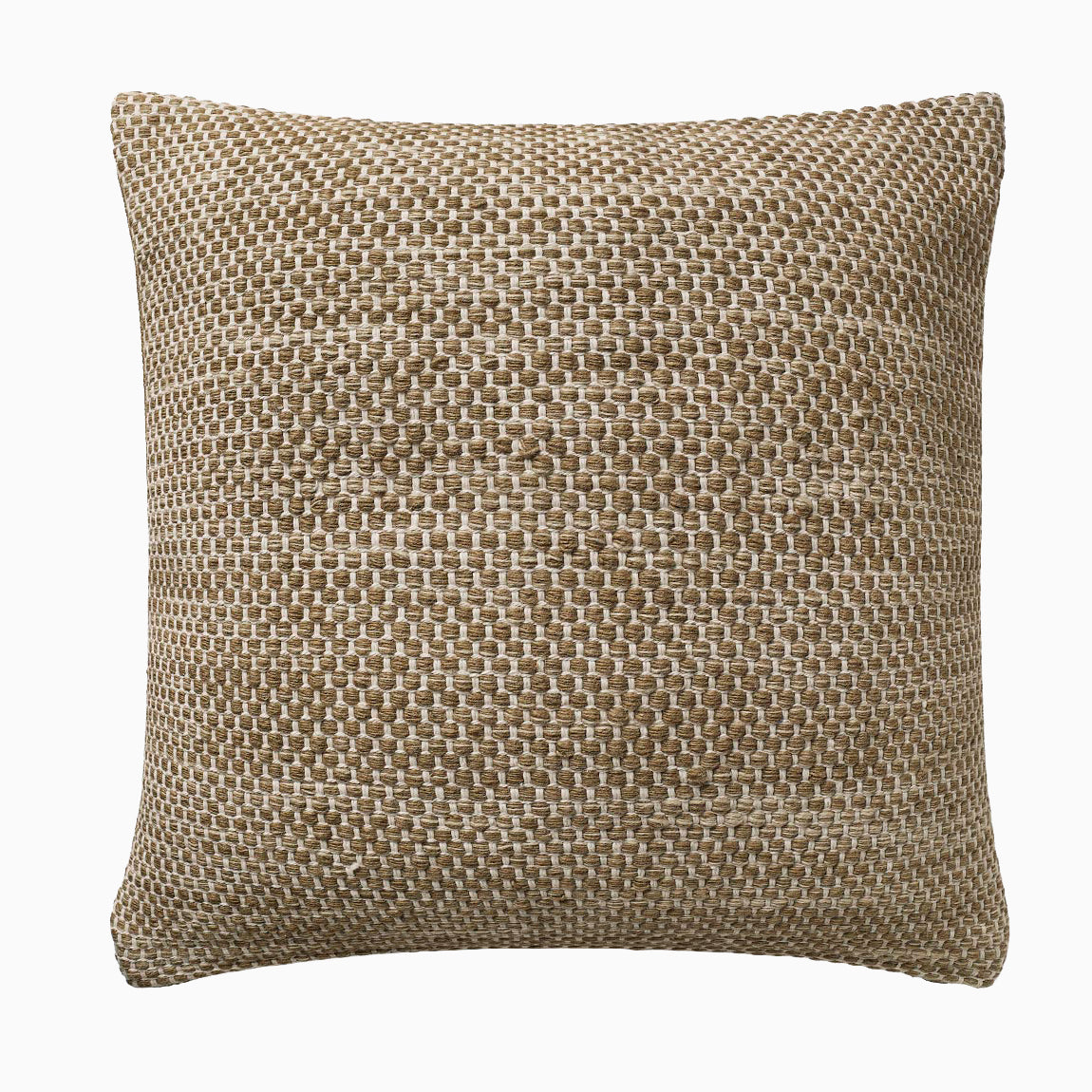 Kingscote Indoor Outdoor Decorative Pillow - Beige & White (20" x 20")