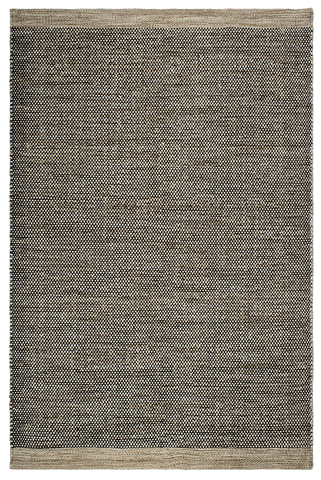 6' x 9' / Black & Beige