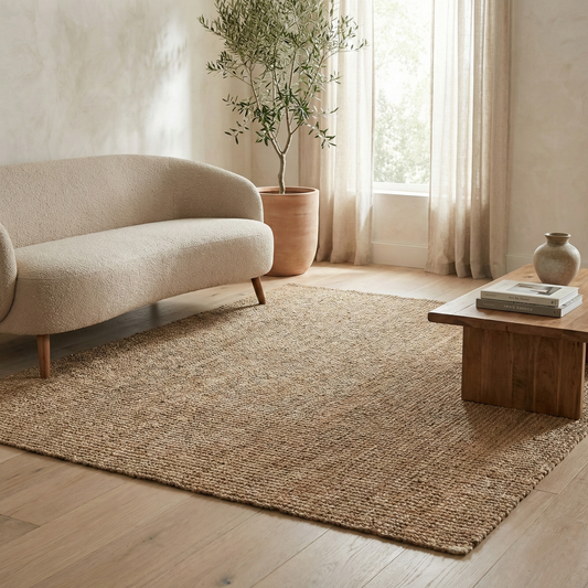 Natural Indoor Rug, flat product shot of full pattern