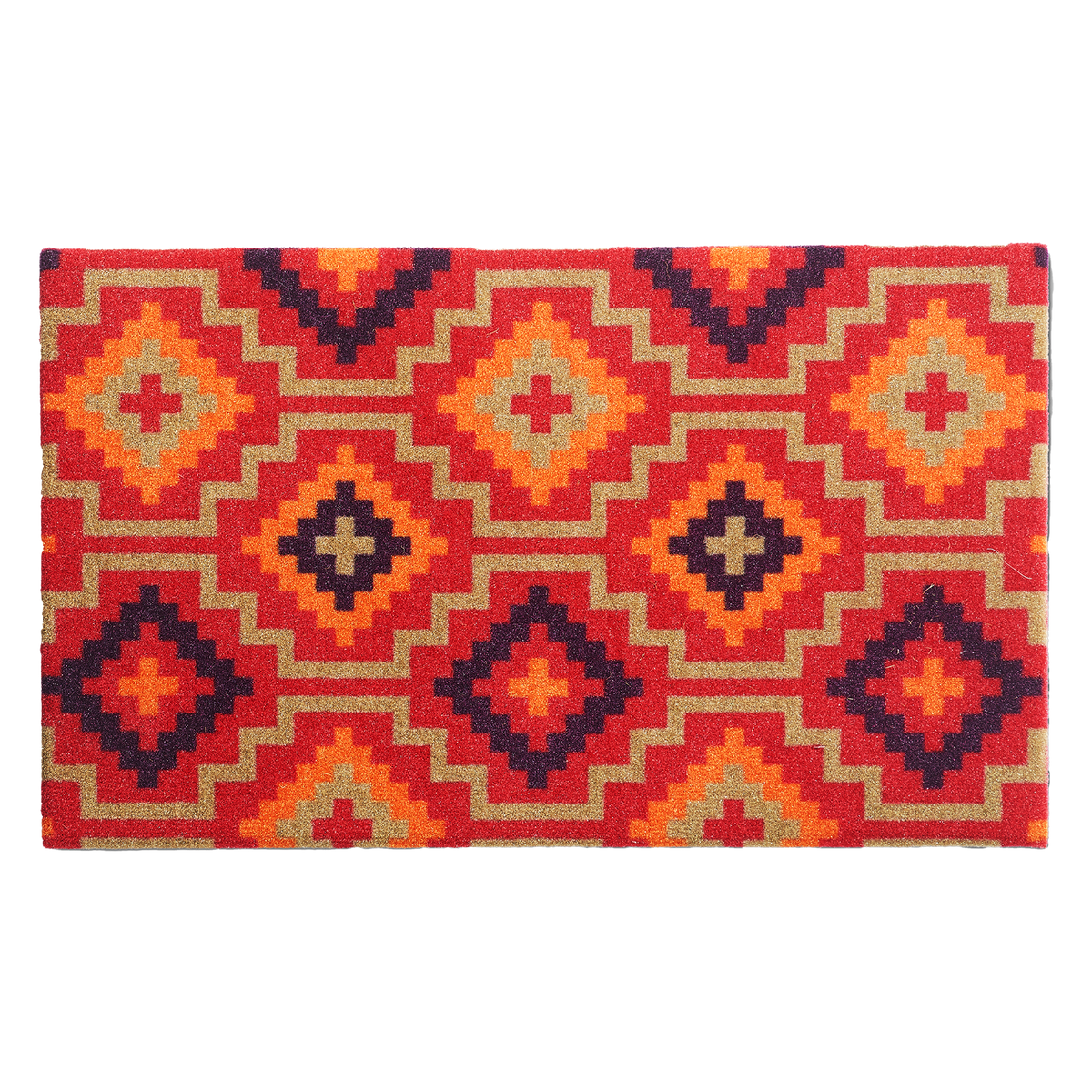 Lhasa Kilim Red Doormat, flat product shot 2
