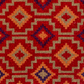 Lhasa Kilim Red Doormat, texture close-up, Lhasa Kilim Red tones