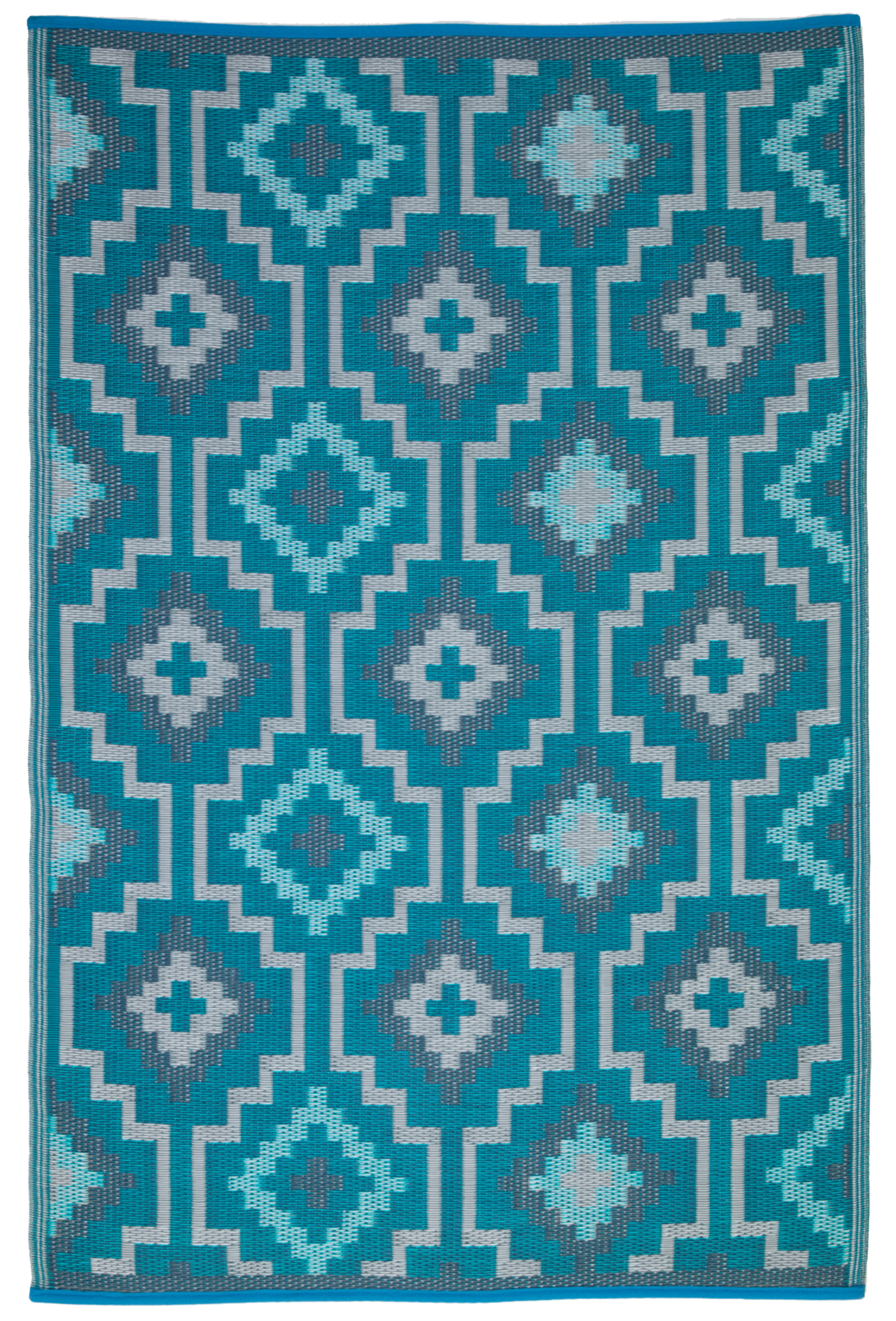 FAB HAB Cuscino Esterno Resistente - Tokyo Teal, 42x42 Cm, In Plastica Riciclata - Foto 5