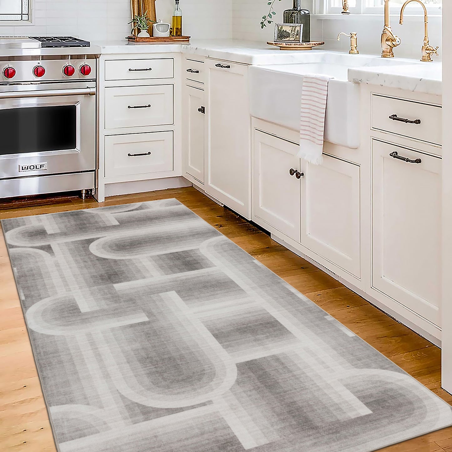Lyra Modern - Beige ReaLife Machine Washable Rugs