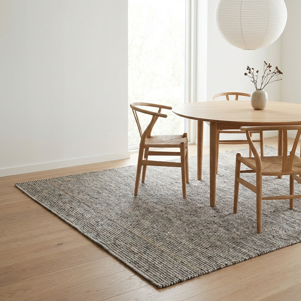 Ivory Area Rug, product view angle 6
