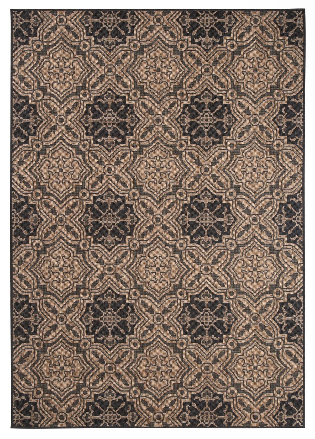 Charcoal Outdoor Rug, product view angle 2
