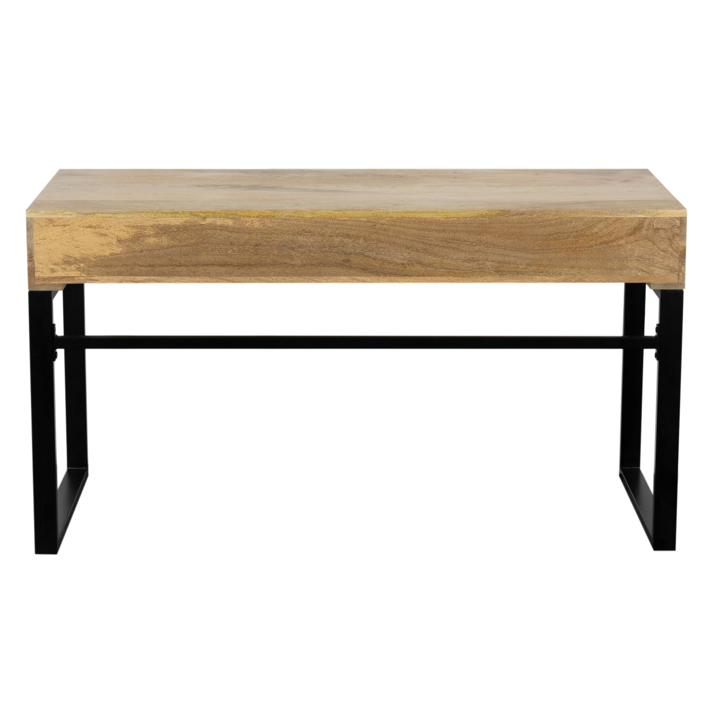 Oasis Industrial Mango Wood Desk For Home Office - Natural 55"