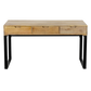 Oasis Industrial Mango Wood Desk For Home Office - Natural 55"