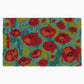 Field of Poppies - Red Multi Doormat Handwoven Durable