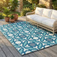 Seville - Multicolor Blue Outdoor Rug for Patio FINAL SALE