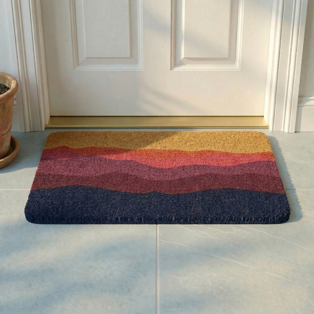 Shades of Dawn Doormat, flat product shot