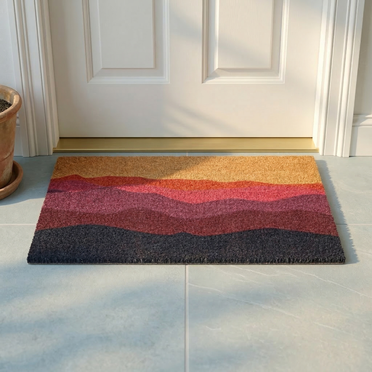 Shades of Dawn Doormat, product view angle 4
