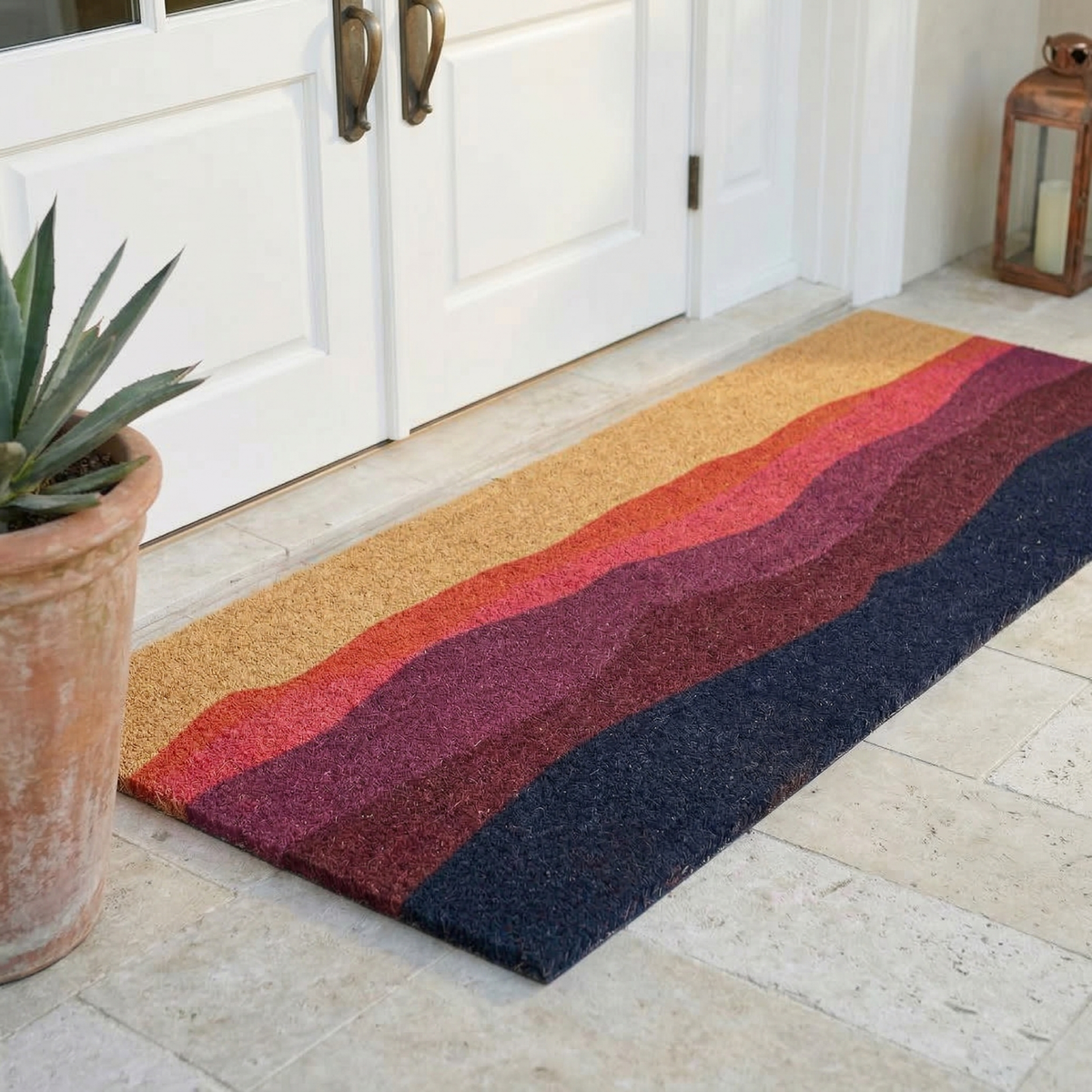 Shades of Dawn Doormat, product view angle 13