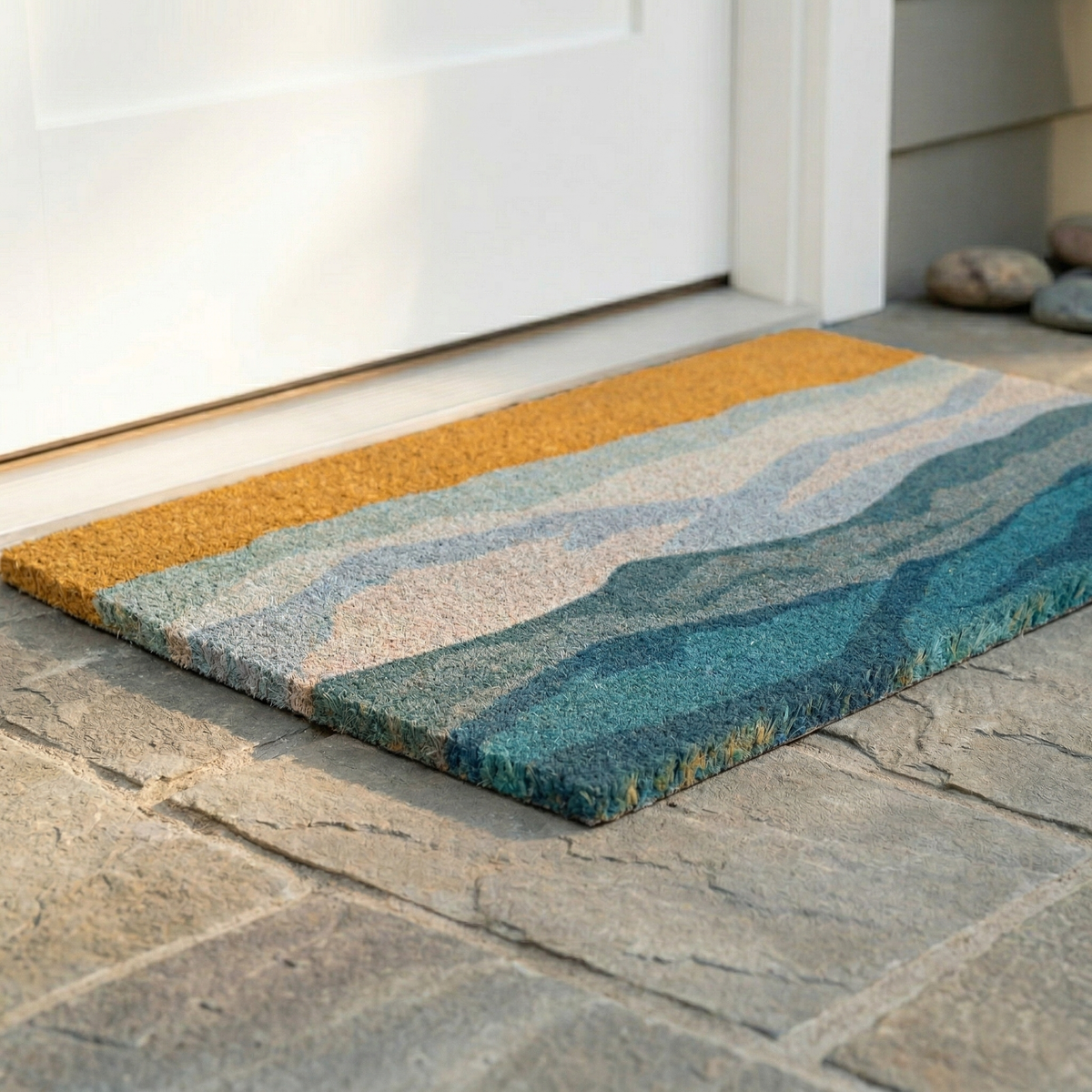 Shades of Sea Doormat, product view angle 5