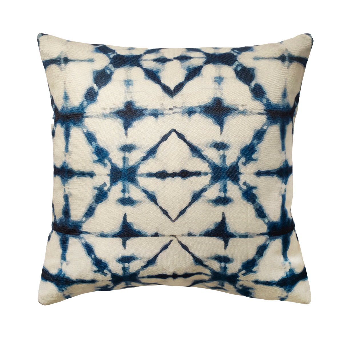 Shibori - Indigo Double Sided Indoor/Outdoor Pillow for Patio (20" x 20")