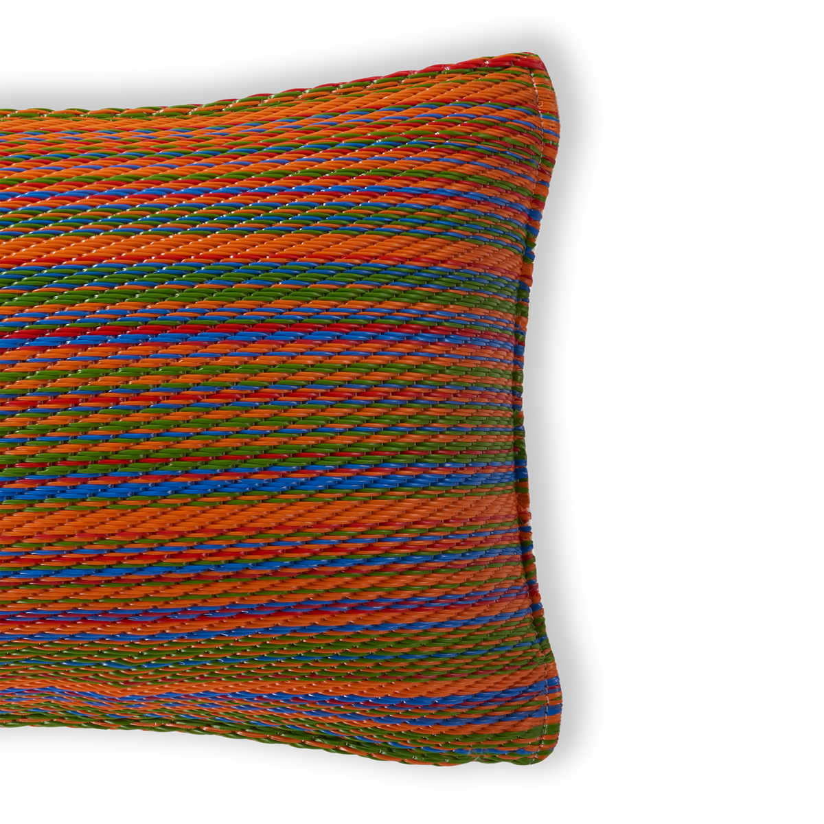 Multicolor Outdoor Pillow, side-facing product view, second view