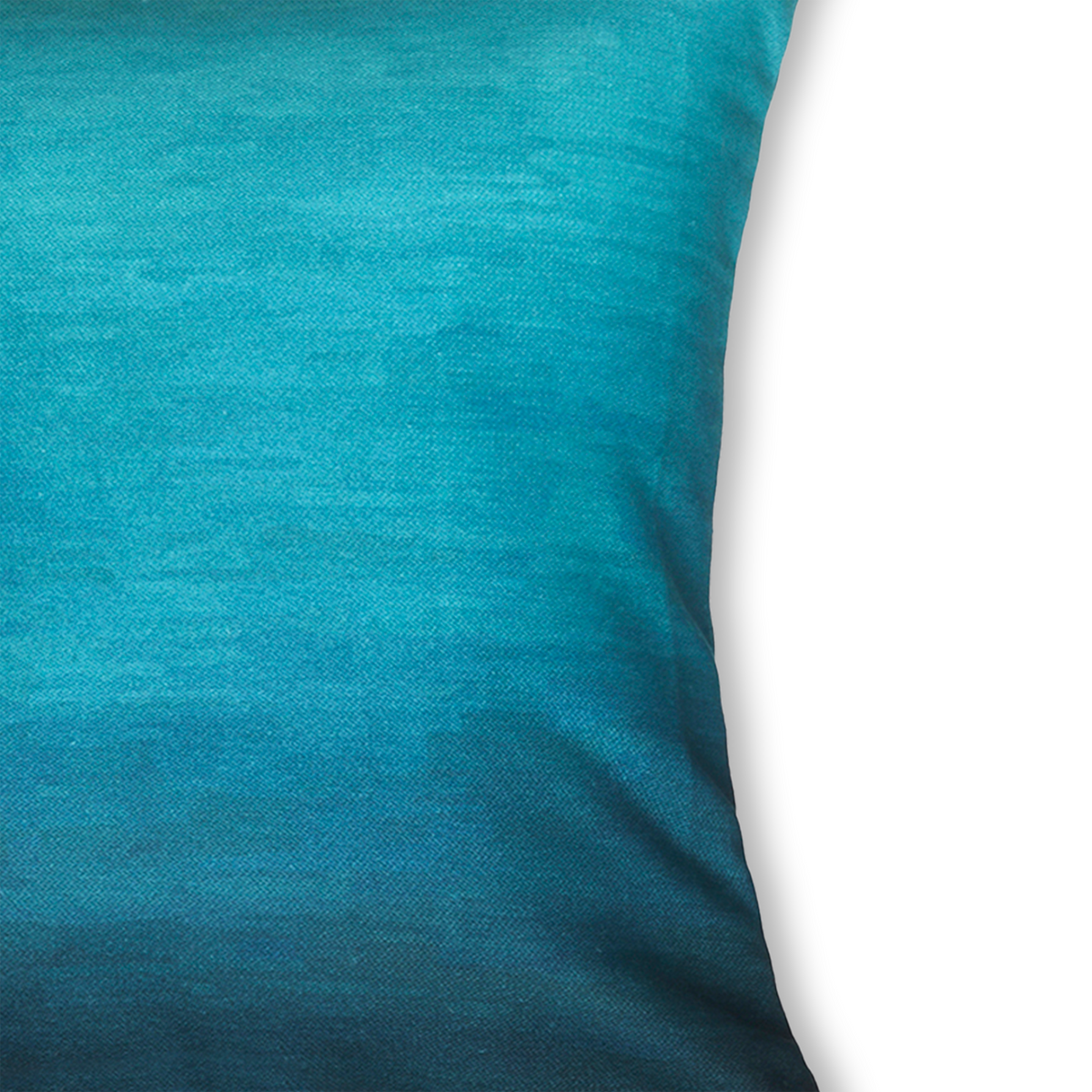 Teal Outdoor Pillow, side-facing product view
