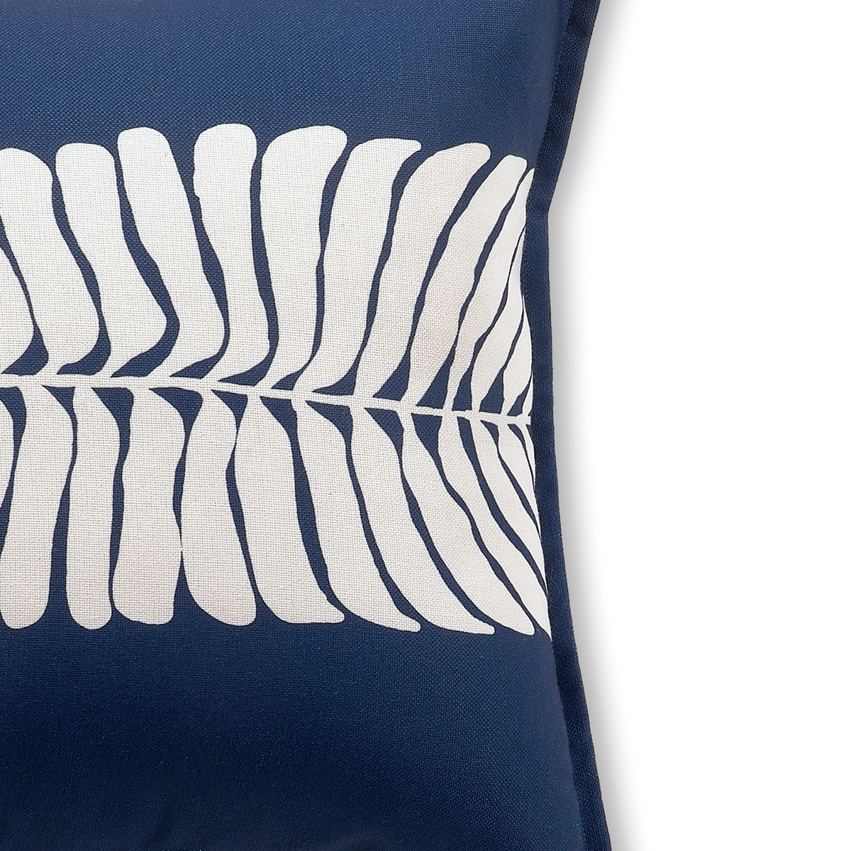 Blue Outdoor Pillow, side-facing product view