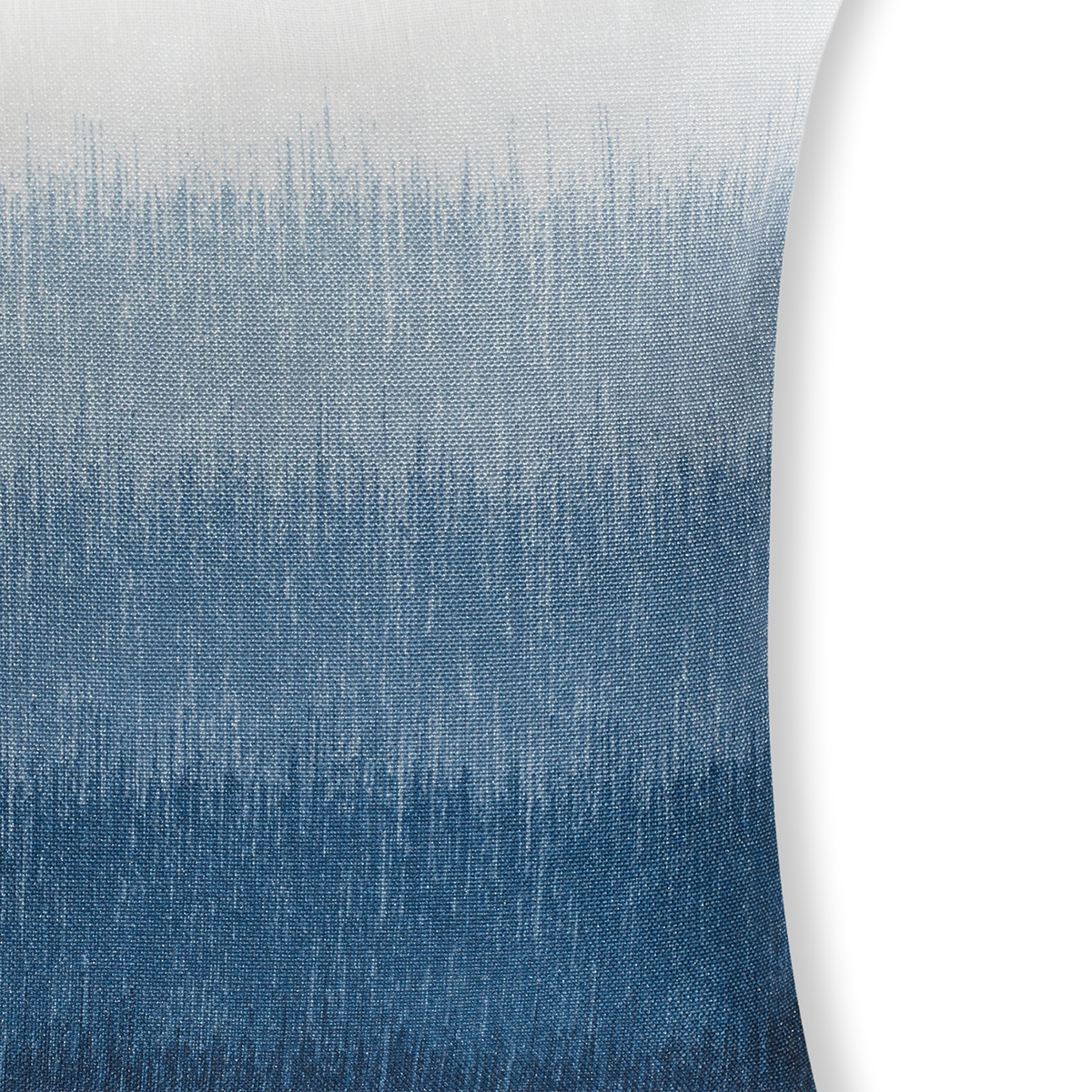 Blue Outdoor Pillow, side-facing product view