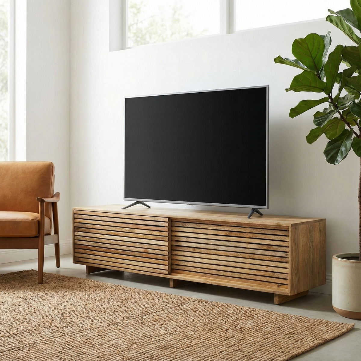 Natural Media Console, product view angle 15