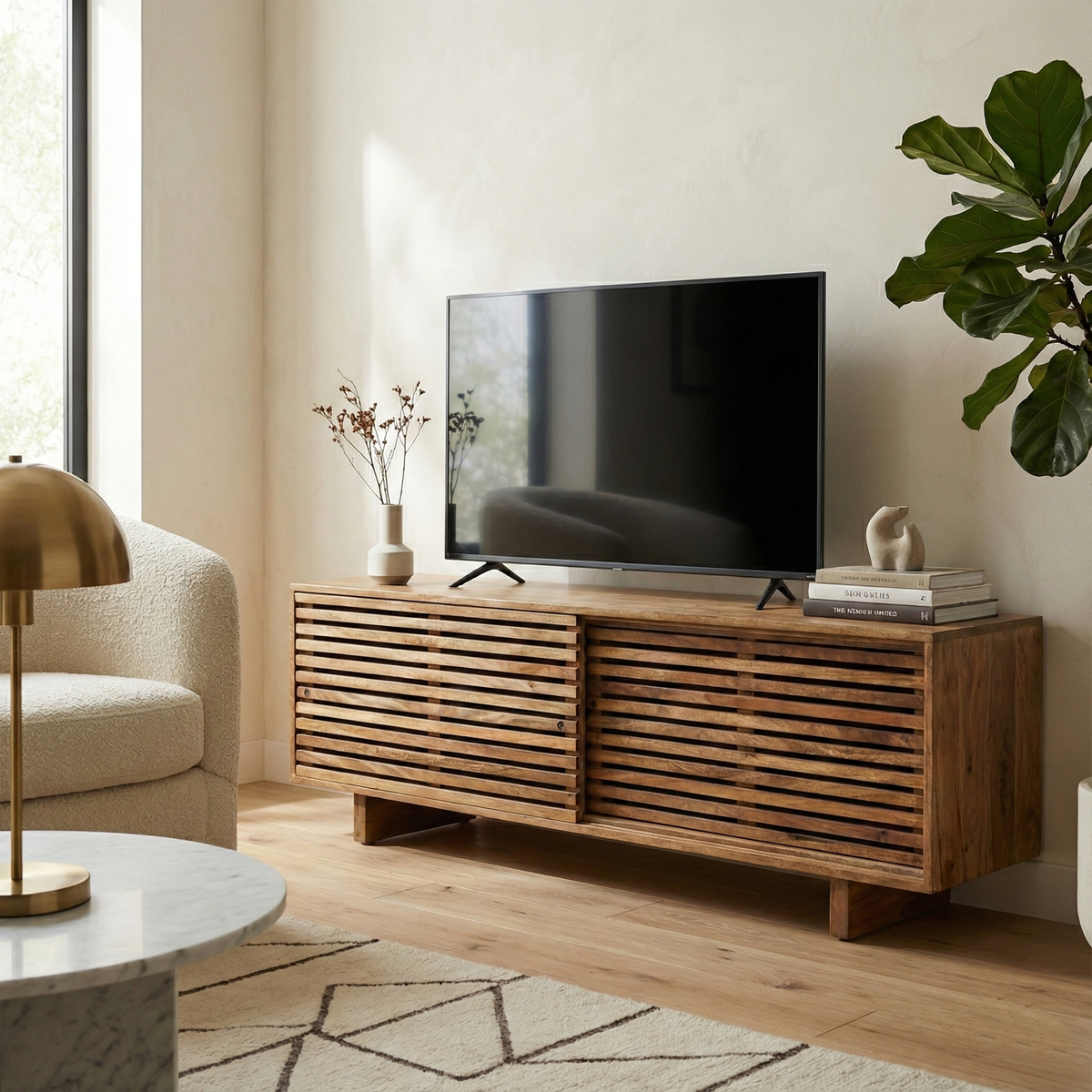 Natural Media Console, product view angle 14