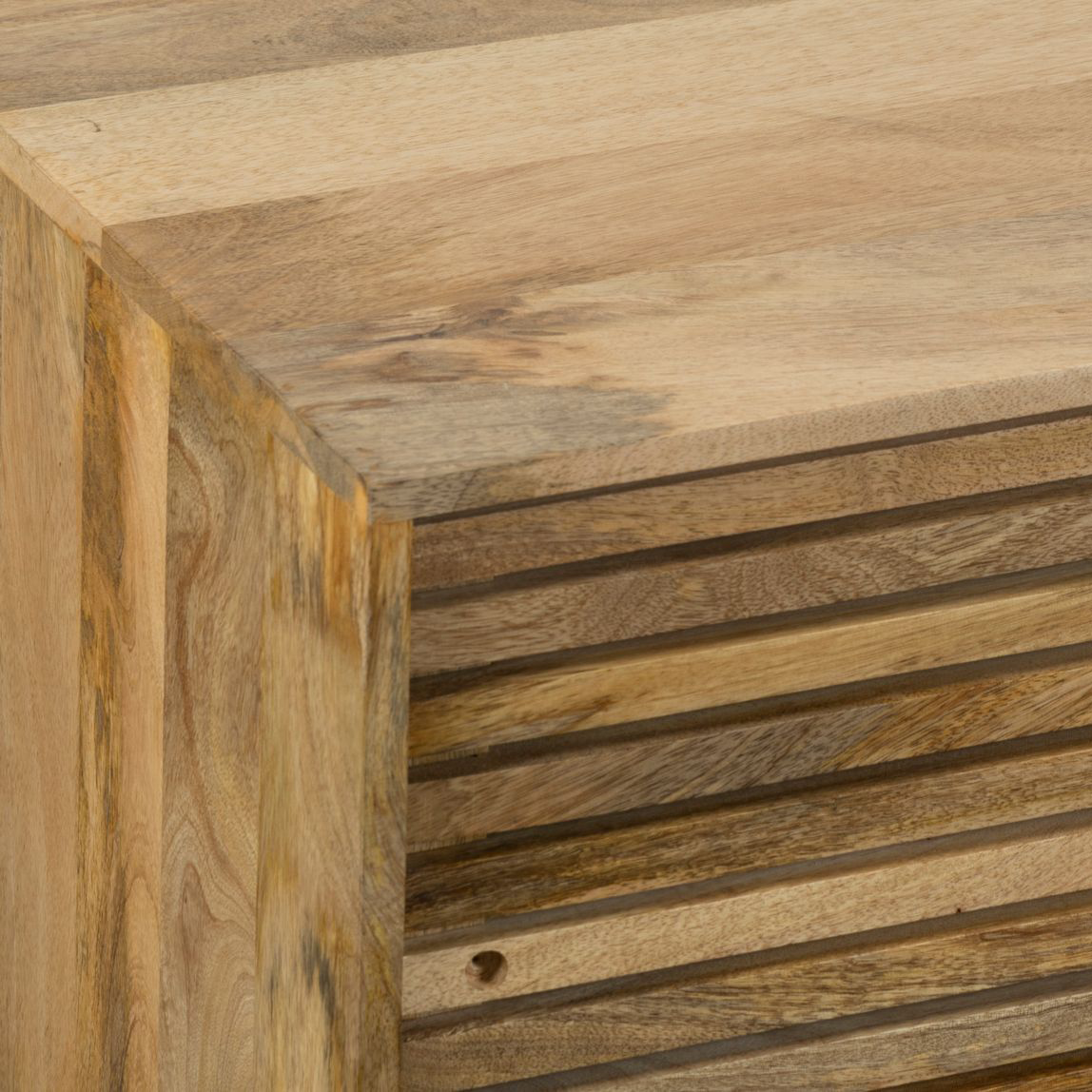 Natural Media Console, texture close-up, alternate angle