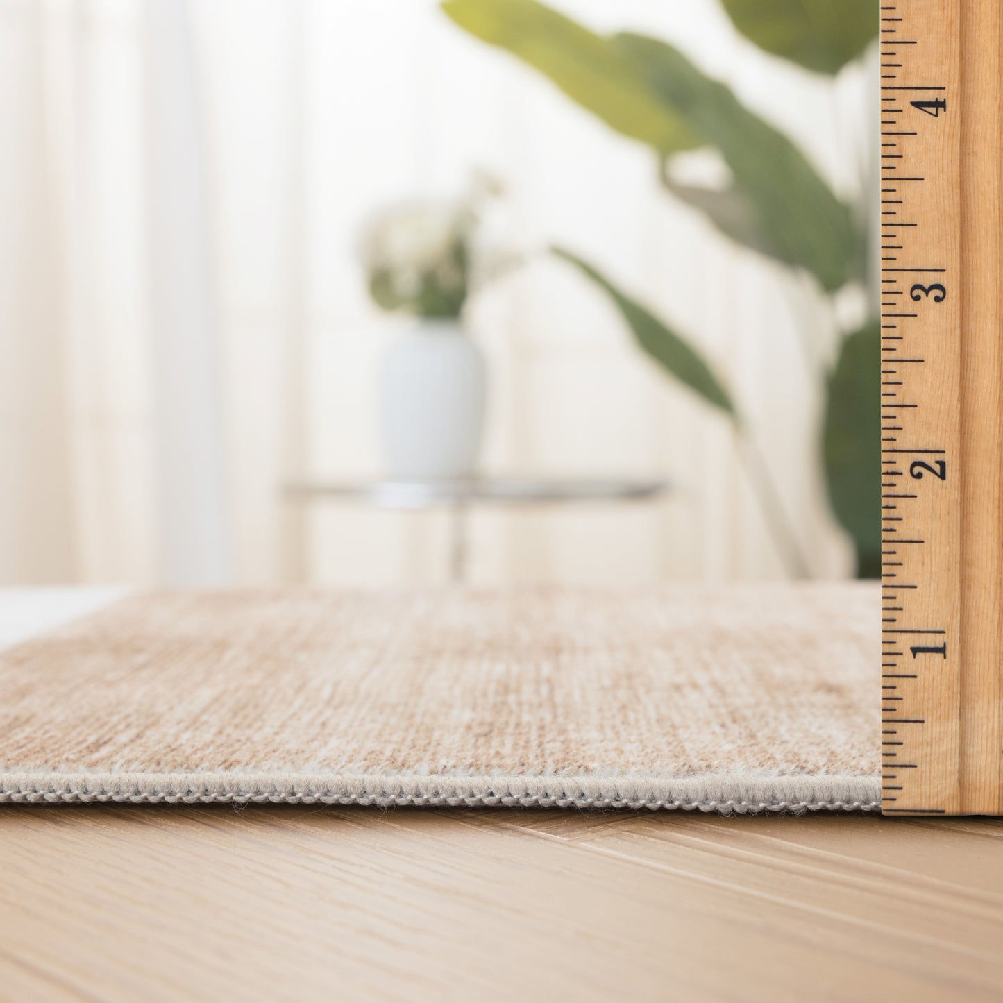 Theo Modern - Beige ReaLife Machine Washable Rugs