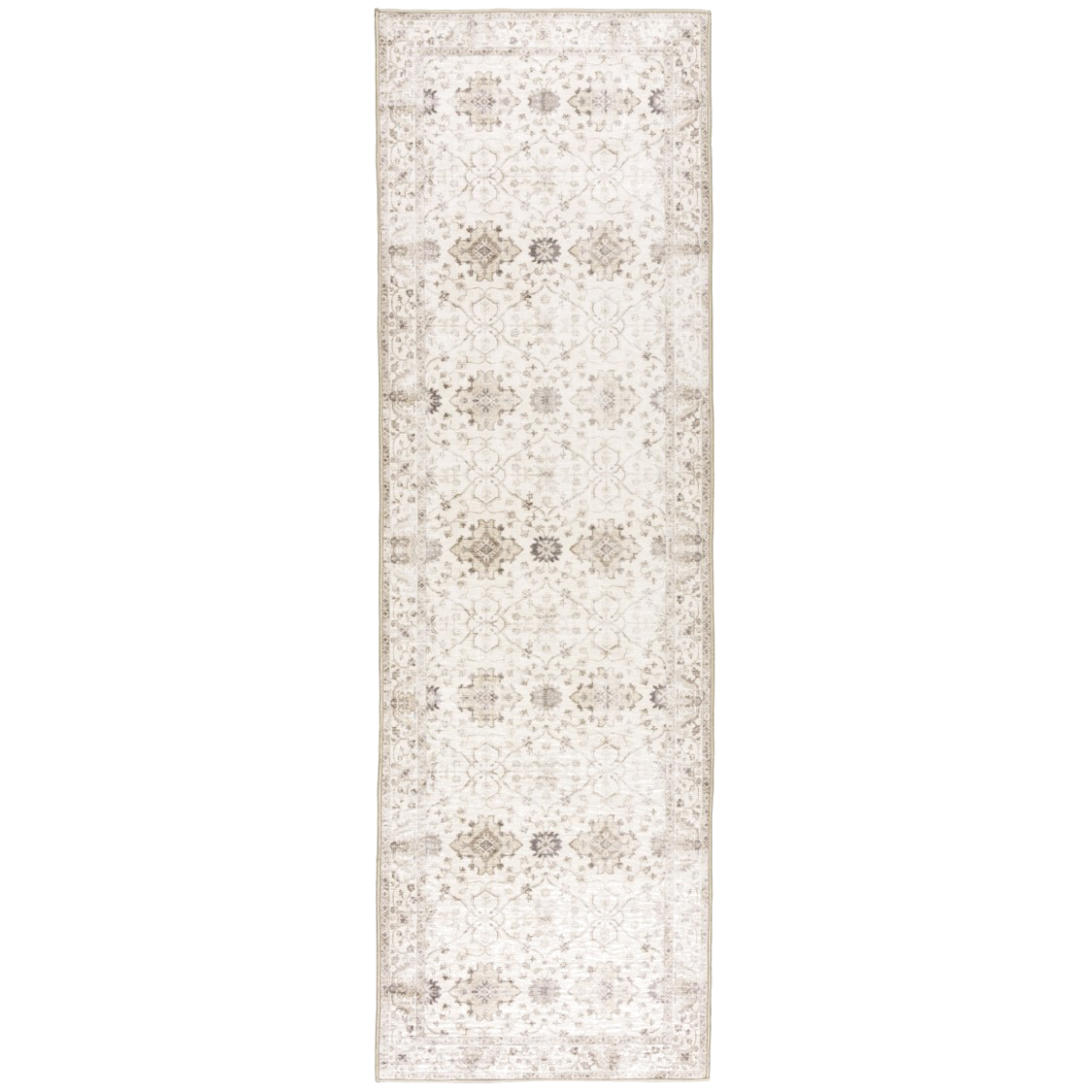 Beige Ivory Area Rug, product view angle 6