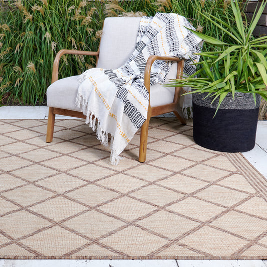 Sand Outdoor Rug, lifestyle patio scene