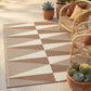 Tucson - Natural Modern Geometric Outdoor Rug for Patio