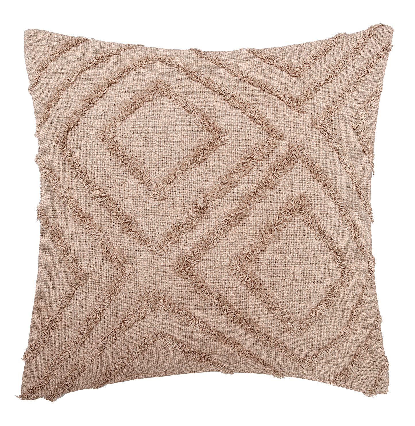 Vauxhall Decorative Pillow - Blush (20" x 20") Cotton